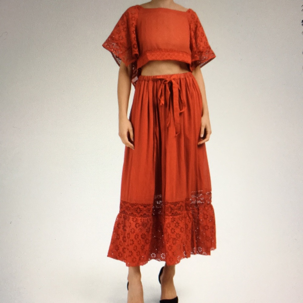 Free People 2pc skirt set,S - Picture 1 of 8
